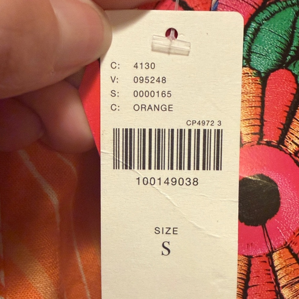 FARM Rio Strapless Maxi Dress in Terracotta, Cream & Pink Print - Picture 11 of 11
